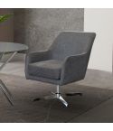 POLTRONCINA GIREVOLE TESS.GRIGIO SCURO