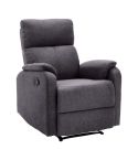 POLTRONA RECLINER MANUALE GRIGIO SCURO