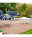 SET SOFÀ, POLTRONE E TAVOLINO DA ESTERNO - VARI COLORI