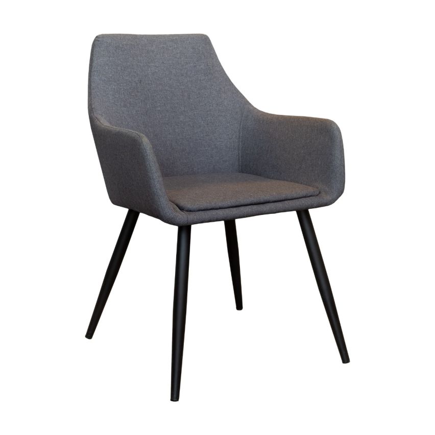 SEDIA TESSUTO GRIGIO