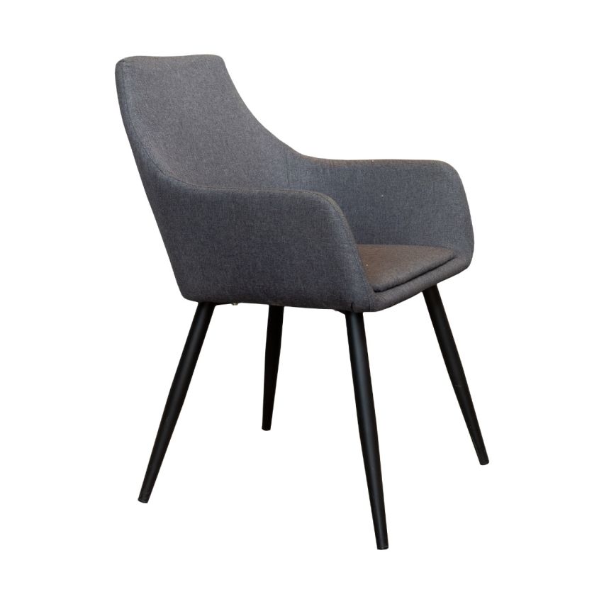 SEDIA TESSUTO GRIGIO