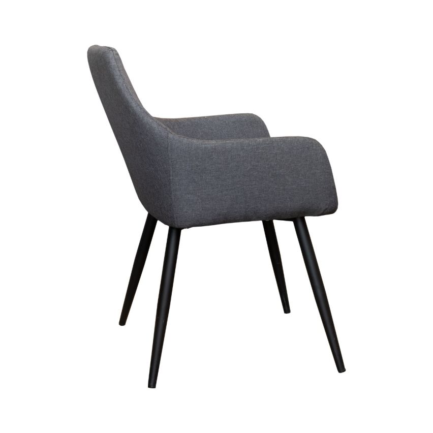 SEDIA TESSUTO GRIGIO