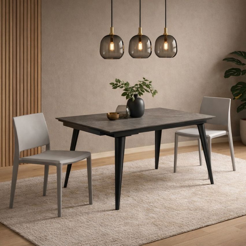 TAVOLO DA PRANZO ALLUNGABILE 140/200x90