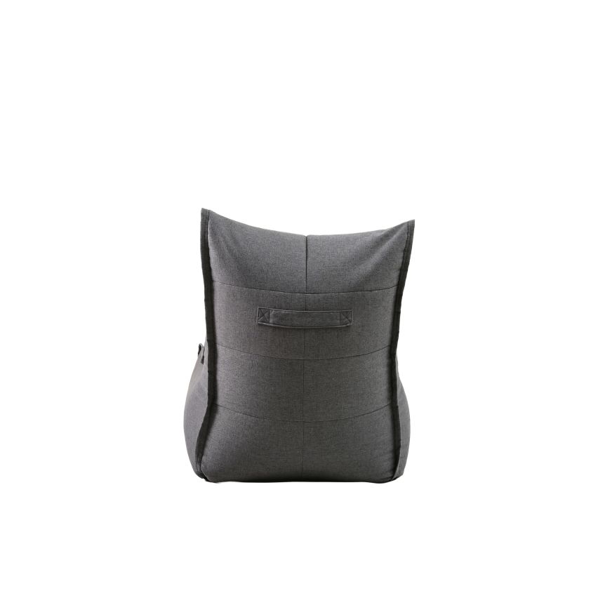 POUF CHAISE LONGUE GRIGIO