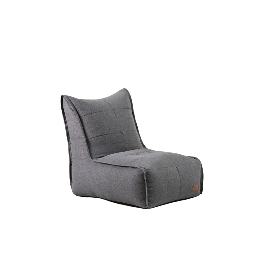 POUF CHAISE LONGUE GRIGIO