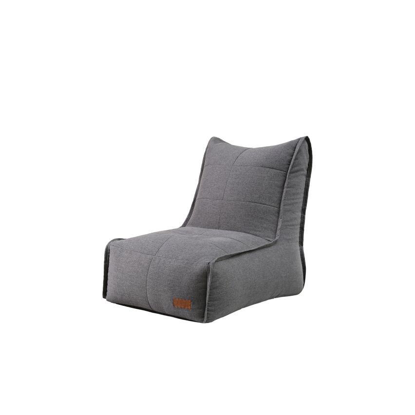 POUF CHAISE LONGUE GRIGIO