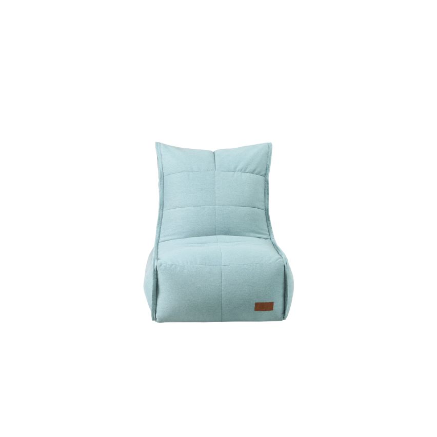 POUF CHAISE LONGUE AZZURRO