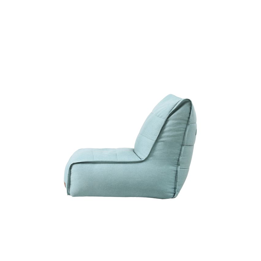 POUF CHAISE LONGUE AZZURRO