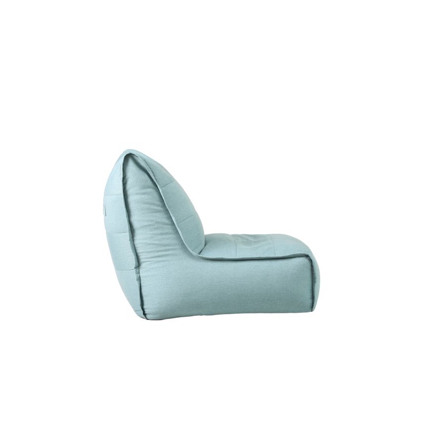 POUF CHAISE LONGUE AZZURRO