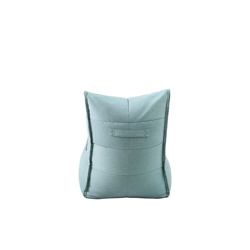POUF CHAISE LONGUE AZZURRO