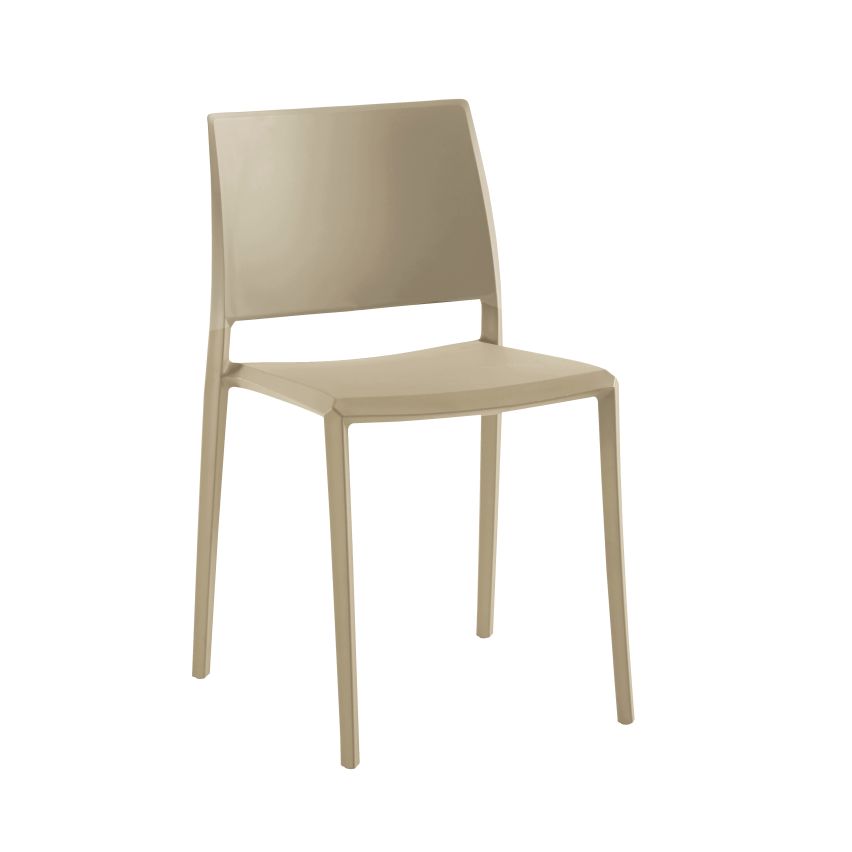 SEDIA IN POLIPROPILENE BEIGE (minimo 2 sedie)