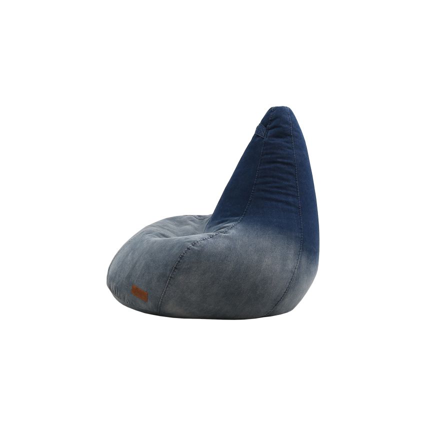 POUF SACCO IN TESSUTO JEANS