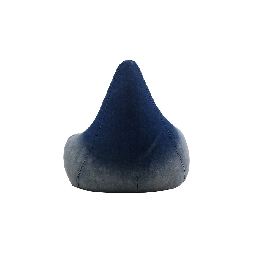 POUF SACCO IN TESSUTO JEANS