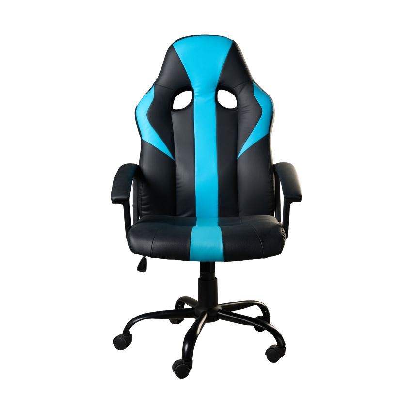 POLTRONA DA UFFICIO/GAMING NERO E BLU