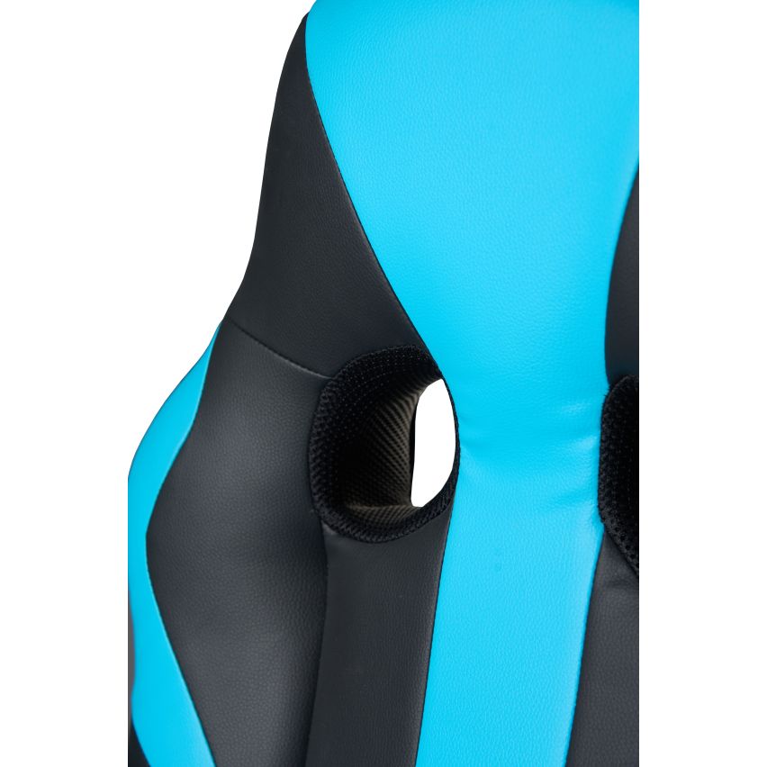 POLTRONA DA UFFICIO/GAMING NERO E BLU