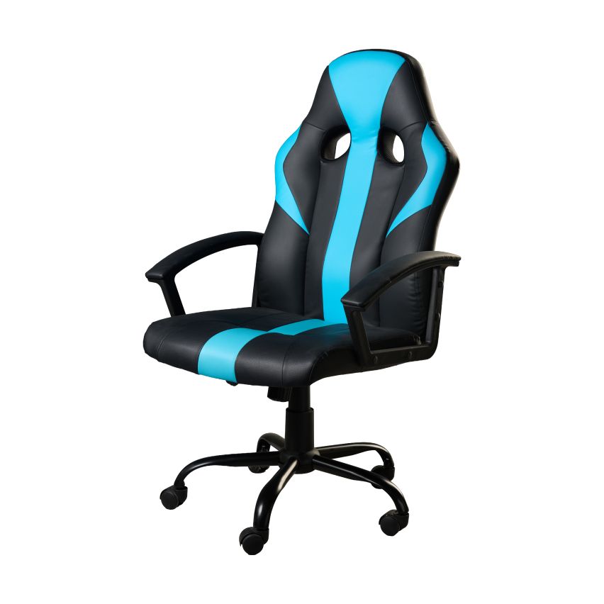 POLTRONA DA UFFICIO/GAMING NERO E BLU