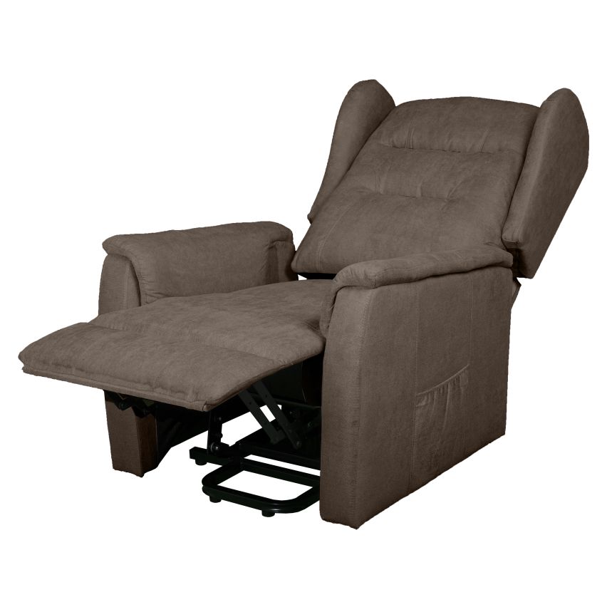 POLTRONA RECLINER MOTORIZZATA VISONE