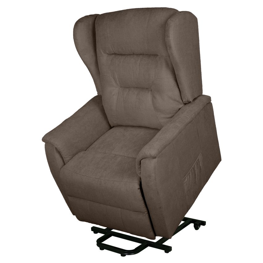 POLTRONA RECLINER MOTORIZZATA VISONE