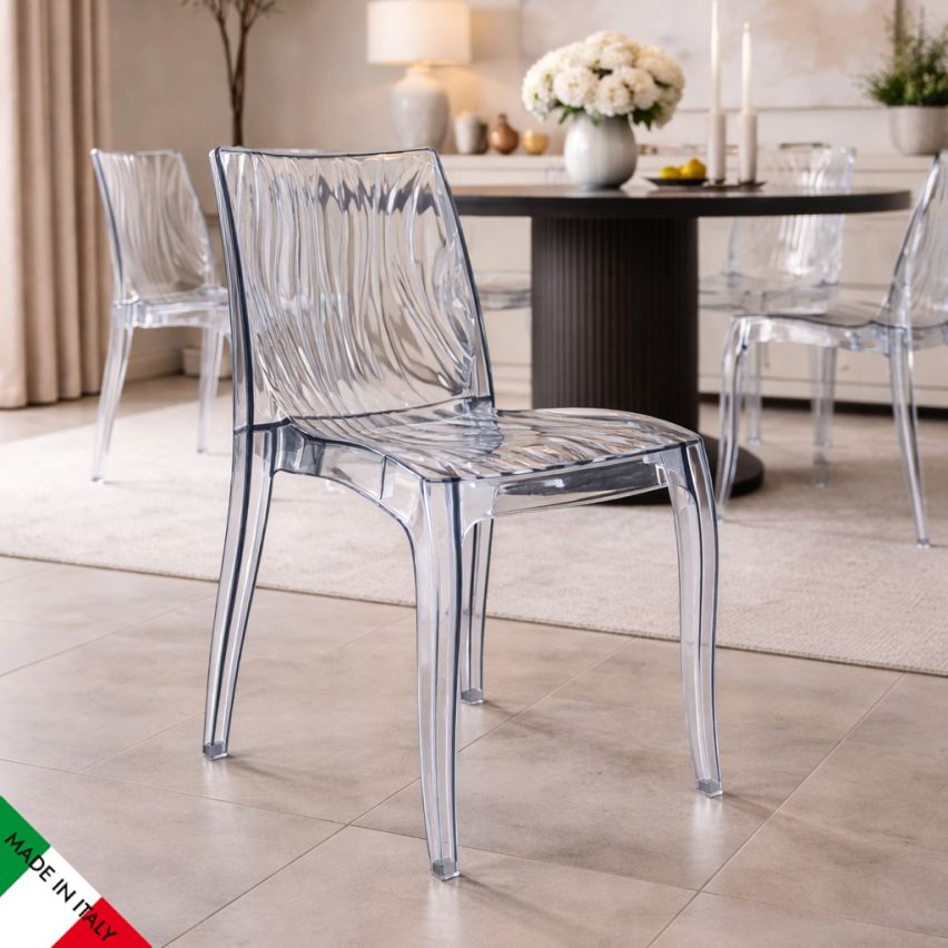 SEDIA IN POLICARBONATO TRASPARENTE DUNE (minimo 2 sedie)
