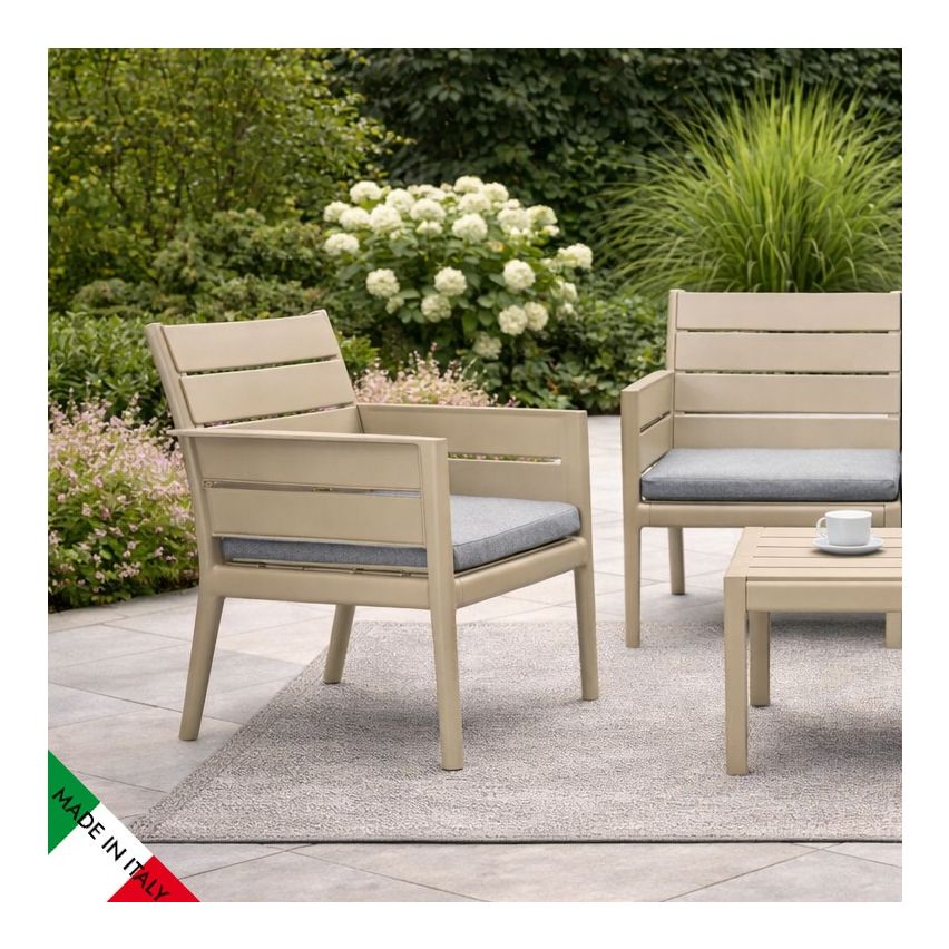 SET SOFÀ, POLTRONE E TAVOLINO DA ESTERNO - PIÙ COLORI