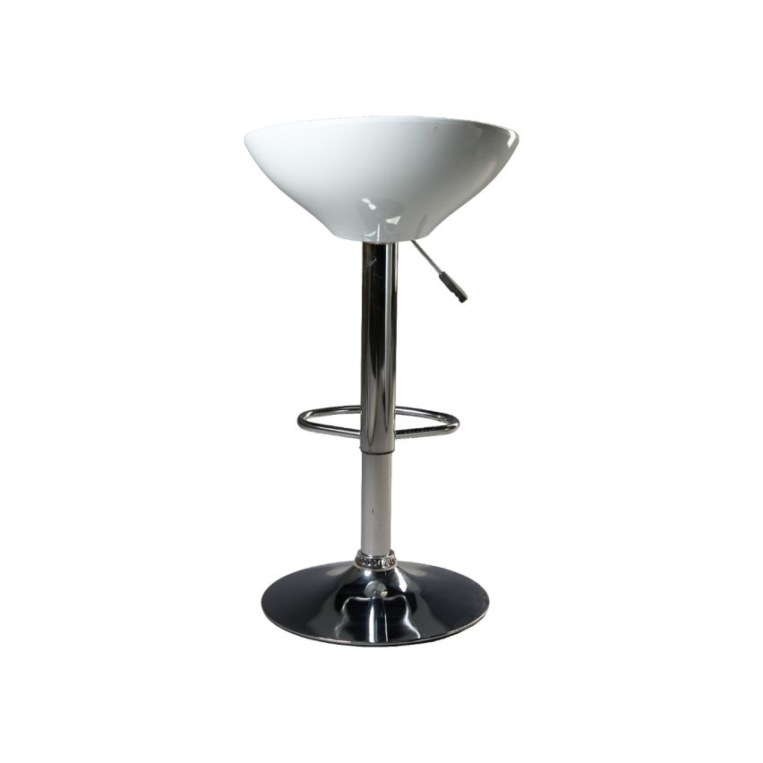 SGABELLO IN ABS BIANCO/NERO