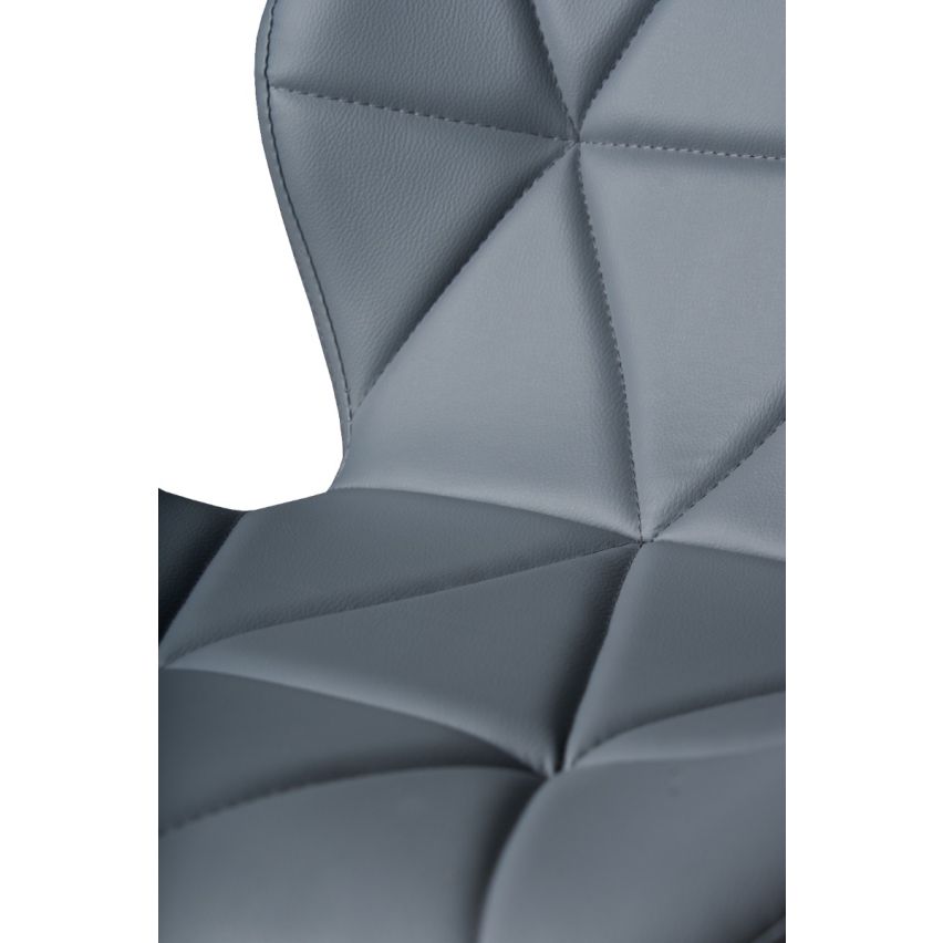SGABELLO IN PELTEX GRIGIO