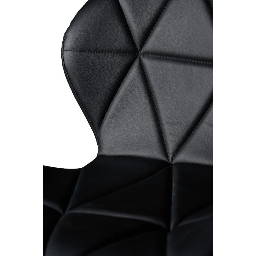 SGABELLO IN PELTEX NERO